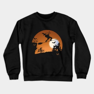 halloween guitarist Crewneck Sweatshirt